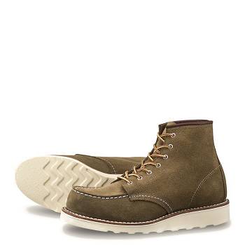 Red Wing Heritage Classic Moc - Olivovo Zelene 6 Inch Cizmy Damske, RW449SK